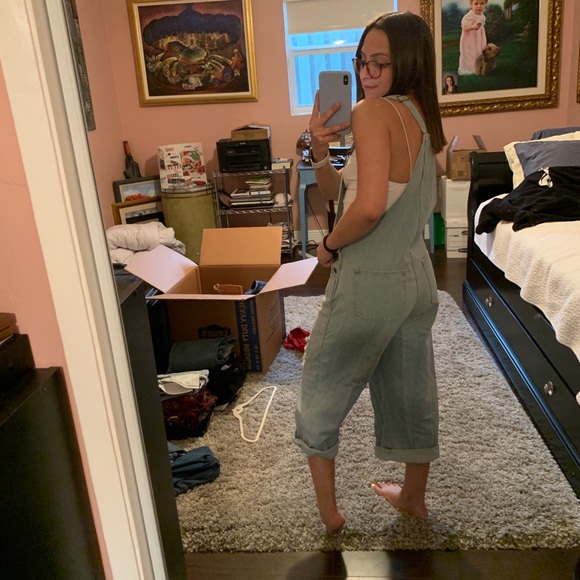 Distressed Baggy Overalls - Picture 2 of 3